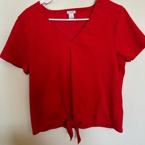 J CREW | NWOT | women’s large L | red perfect for the 4th